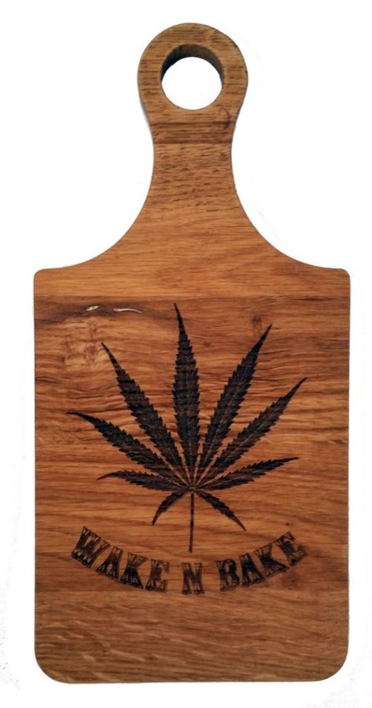 weed chopping board