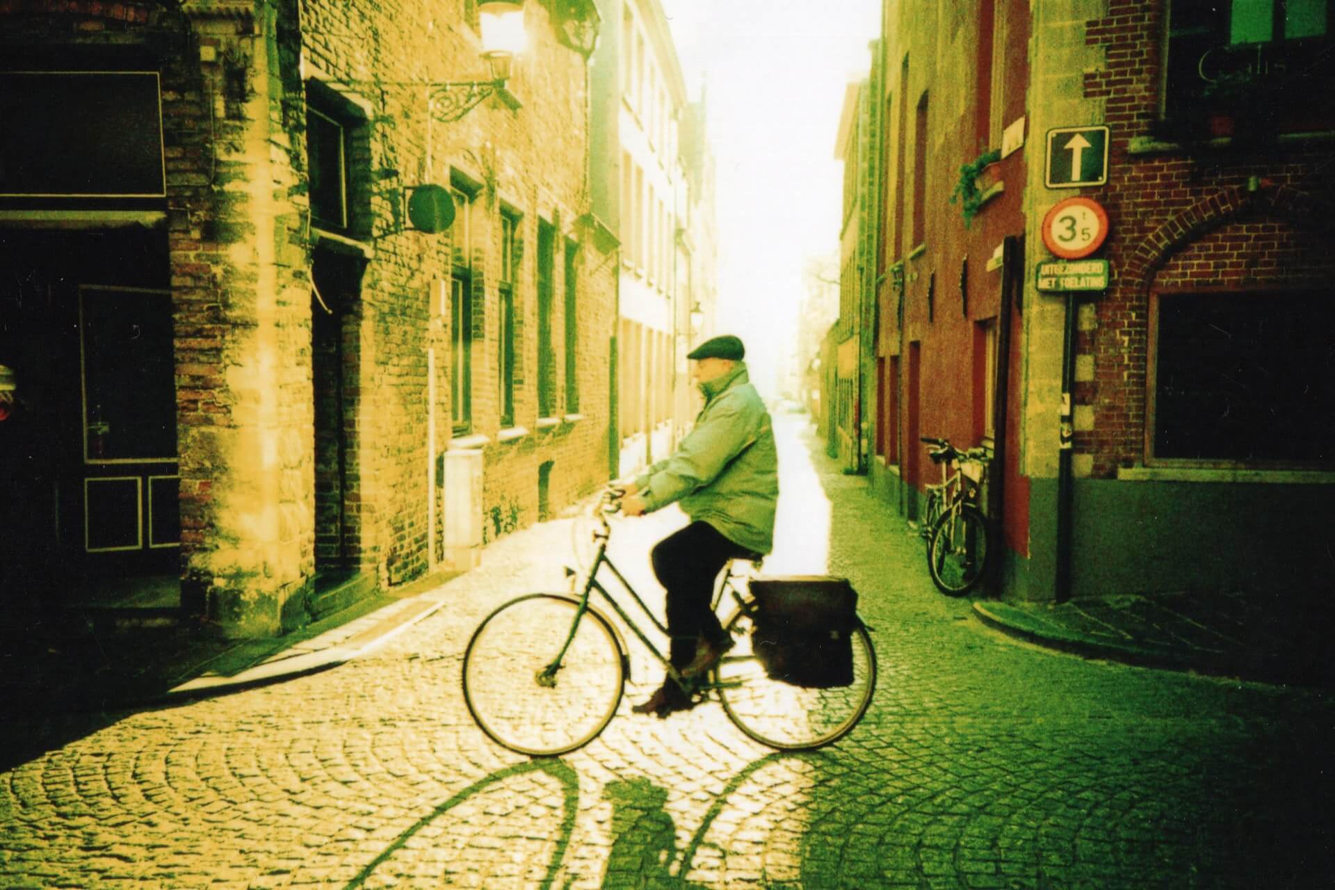 Celebrate Bicycle Day - Man Riding Bicycle