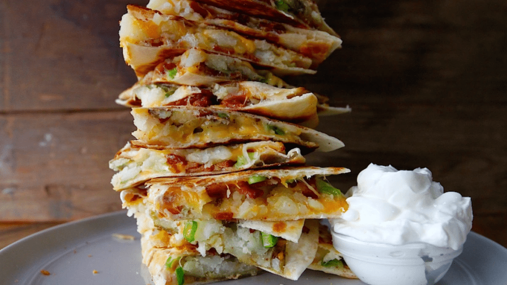 Loaded Baked Potato Quesadillas