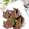 Infuse chocolate cannabis leaves